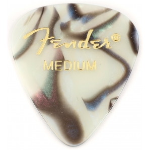 Набор медиаторов Fender 351 Premium Celluloid Abalone Medium 12 шт.