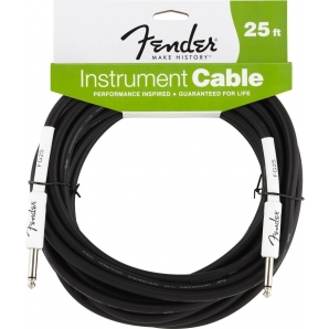 Инструментальный кабель Fender Performance Instrument Cable 7,5 m BK