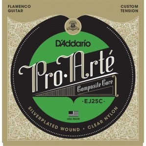 Струны для классической гитары D'Addario Composites Flamenco Clear Nylon