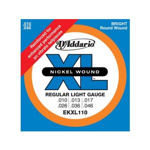 Струны для электрогитары D'Addario EKXL110 XL Regular Light (6 струн .010-.046)