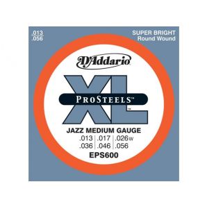 Струны для электрогитары D'Addario EPS600 XL Pro Steels Jazz Medium (6 струн .013-.056)