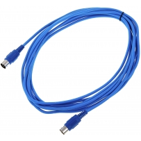 MIDI кабель Reloop MIDI cable 5.0 m blue