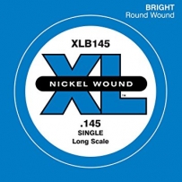 Струны для бас гитары D'Addario XLB145 XL Nickel Wound Single (.145)