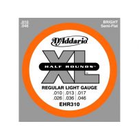Струны для электрогитары D'Addario EHR310 XL Half Rounds Regular Light (6 струн .10-.46)