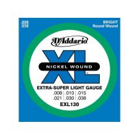 Струны для электрогитары D'Addario EXL130+ XL Extra Super Light Plus (6 струн .0085-.039)