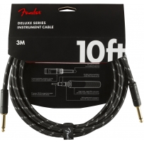 Инструментальный кабель Fender Cable Deluxe Series 10' 3 m Black Tweed