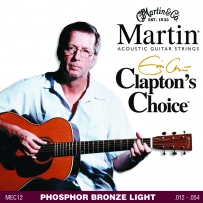 Струны для акустической гитары Martin MEC12 Clapton's Choice 92/8 Phosphor Bronze Light (.012-.054)