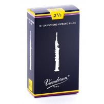 Трости Vandoren SR2025 Traditional Soprano Sax #2.5 (10 шт.)