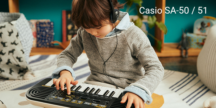 Новинка: дитячі синтезатори Casio SA-50 та SA-51 купити в Україні beat.com.ua