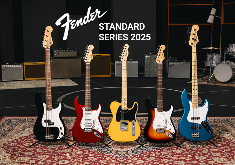 Нове надходження: електрогітари та баси Fender Standard 2025 купити в Україні beat.com.ua