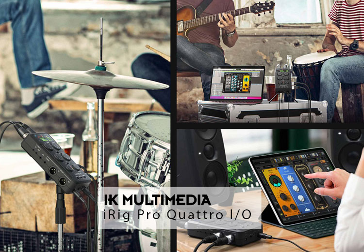 Новинка: аудіоінтерфейси IK Multimedia iRig Pro Quattro I/O, iRig Stream PRO купити в Україні beat.com.ua