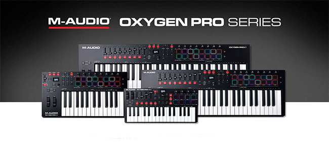 Новинка: MIDI-клавиатуры M-Audio Oxygen Pro 25, 49, 61 купить в Украине beat.com.ua