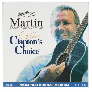 Струны для акустической гитары Martin MEC13 Clapton's Choice 92/8 Phosphor Bronze Medium (.013-.056)
