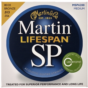 Струны для акустической гитары Martin MSP-6200 SP Lifespan Medium (.013-.056)