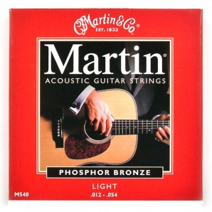 Струны для акустической гитары Martin M-540 Traditional 92/8 Phosphor Bronze Light (.012-.054)