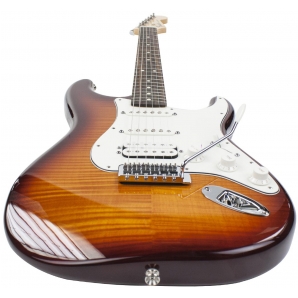 Электрогитара Fender Standard Stratocaster HSS Plus Top RW (TBS)