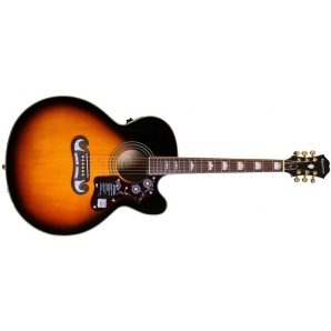 Электроакустическая гитара Epiphone EJ-200CE (VS)