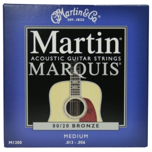 Струны для акустической гитары Martin M1200 Marquis 80/20 Bronze Medium (.013-.056)
