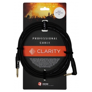 Інструментальний кабель Clarity JACK-JACK(R)-B-G/3m