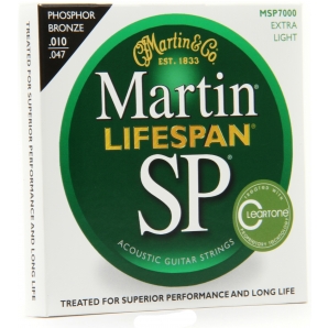 Струны для акустической гитары Martin MSP-7000 SP Lifespan Extra Light (.010-.047)