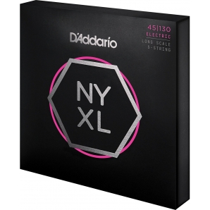 Струны для бас гитары D'Addario NYXL45130 Bass Regular Light 5 (.45 - .130)