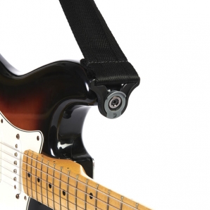 Гитарный ремень D'Addario 50BAL01 Auto Lock Guitar Strap Black Padded Stripes