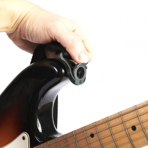 Гитарный ремень D'Addario 50BAL01 Auto Lock Guitar Strap Black Padded Stripes