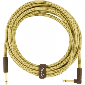 Инструментальный кабель Fender Cable Deluxe Series 15' 4.5 m Angled Tweed