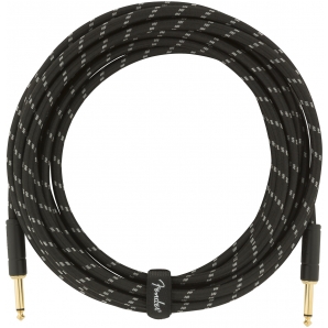 Инструментальный кабель Fender Cable Deluxe Series 18.6' 5.5 m Black Tweed