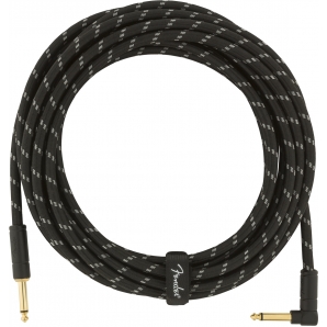 Инструментальный кабель Fender Cable Deluxe Series 18.6' 5.5 m Angled Black Tweed