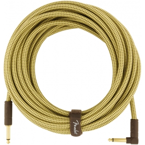 Инструментальный кабель Fender Cable Deluxe Series 25' 7.5 m Angled Tweed