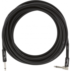 Инструментальный кабель Fender Cable Professional Series 18.6' 5.5 m Angled Black