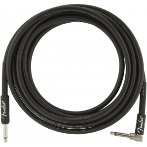 Инструментальный кабель Fender Cable Professional Series 15' 4.5 m Angled Black