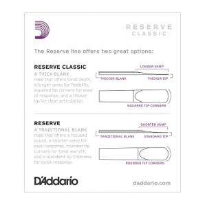 Трости D'Addario DCT1020 Reserve Classic Bb Clarinet #2.0 (10 шт.)