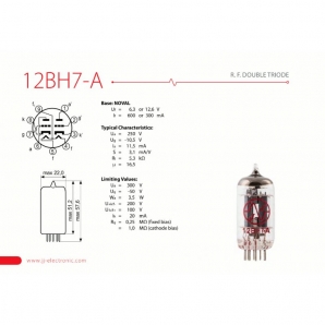 Лампа для усилителя JJ Electronic 12BH7-a
