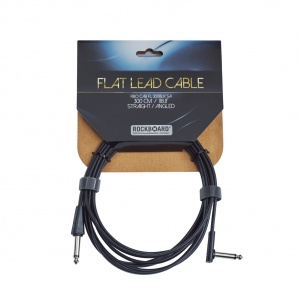 Инструментальный кабель Rockboard RBO CAB FL300 BLK SA Flat Instrument Cable