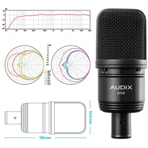 Конденсаторный микрофон Audix A133
