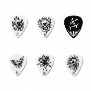 Набор медиаторов Dunlop JPH01T088 James Hetfield Signature Pick Tin 0.88 (6 шт.)