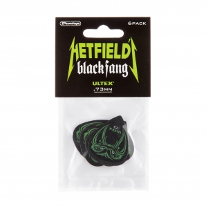 Набор медиаторов Dunlop PH112P.73 Hetfield's Black Fang Pick 0.73 (6 шт.)