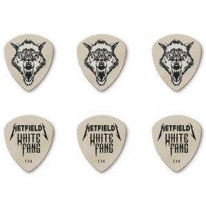 Набор медиаторов Dunlop PH122T1.0 Hetfield's White Fang Custom Flow Pick Tin 1.0 (6 шт.)