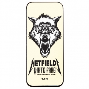 Набор медиаторов Dunlop PH122T1.0 Hetfield's White Fang Custom Flow Pick Tin 1.0 (6 шт.)