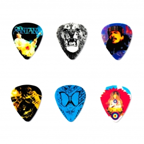 Набор медиаторов Dunlop SANPT01 Santana Pick Tin Medium (6 шт.)