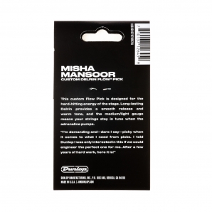 Набор медиаторов Dunlop 573P.65 Misha Mansoor Custom Delrin Flow Pick Live 0.65 (6 шт.)
