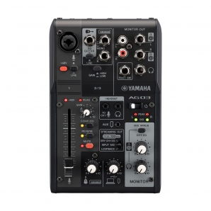 Студійний набір Yamaha AG03MK2 LSPK Live Streaming Pack Black