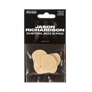 Набір медіаторів Dunlop 561PJR Jason Richardson Custom Jazz III Pick 1.38 (6 шт.)