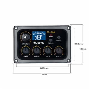 Звукознімач для акустичної гітари Joyo EQ-504