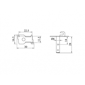 Кілки для акустичної гітари Maxtone GM-5P