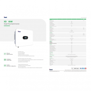 Гібридний інвертор Big INVT HYBRID PASSIVE XD6KTL 6000W