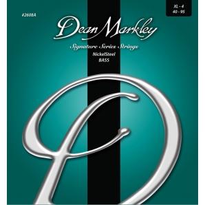 Струны для бас гитары Dean Markley 2608A Nickelsteel Bass XL4 (.040 - .095)