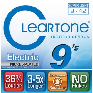 Струны для электрогитары Cleartone 9409 Electric Nickel-Plated Super Light (.09 - .42)